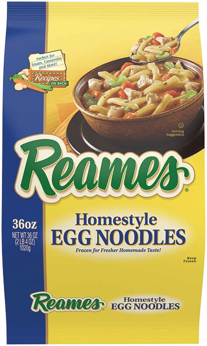 I'm partnering with reames® frozen egg noodles to bring you today's recipe. Recipes Using Reames Egg Noodles - Thick & Creamy Chicken ...