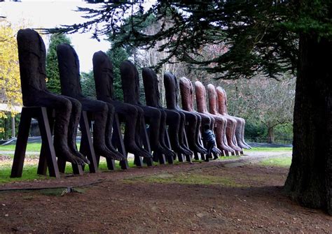 Magdalena Abakanowicz Seated Figures Yorkshire Sculpture Flickr