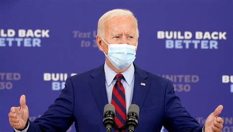 Bidens Message To Trump Listen To The Scientists Support Masks
