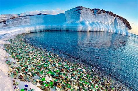 Russian Beach Once Used As Dumping Ground For Glass Now Has Beautiful