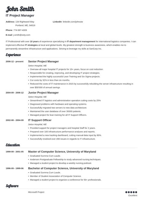 Best Resume Templates In 2024 10 Picks To Use Now