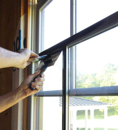 How To Paint Windows Black No Taping Required Diy Black Windows