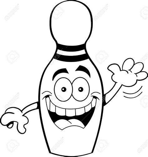 Bowling Pin Clipart Black And White 20 Free Cliparts