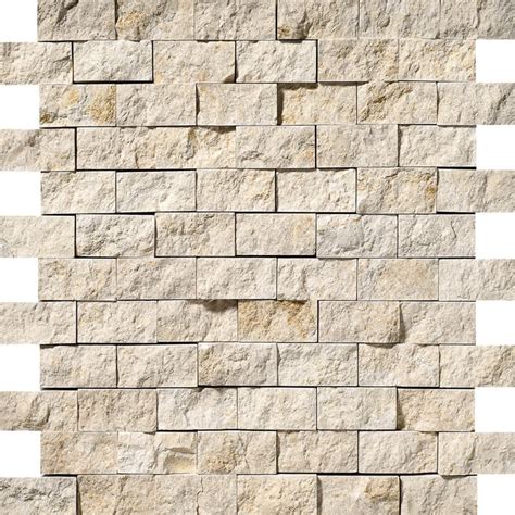 Shop Bermar Natural Stone Shellstone Rock Face Limestone Floor And Wall