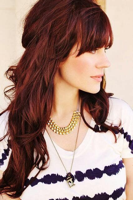 Well, while the internet is flooded with hundreds and thousands of looks for long hair, we understand it may be quite. Dark Auburn Hair Colors For Winter Moods | Hairstyles 2017 ...