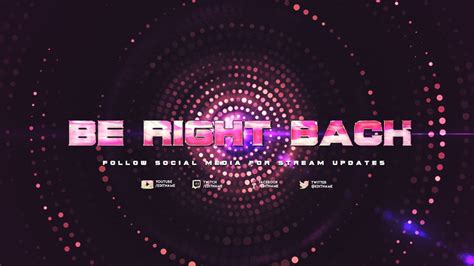 Be Right Back Twitch Stream Pack By Kireaki On Deviantart