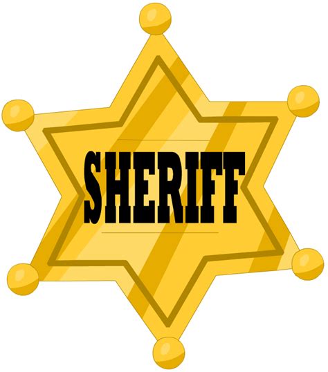 Printable Sheriff Badge