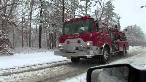 Whiting Fire Company Old Mack Engine 3331 Responding Firetruck