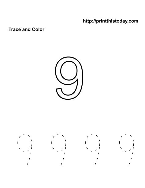 Number 9 Worksheets To Print Activity Shelter Pin On Worksheet For
