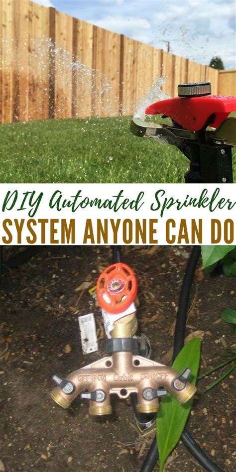 You'll save money in repair costs, and enjoy a lush, green lawn this summer before you know it! DIY Automated Sprinkler System Anyone Can Do - Having a professional install a sprinkler system ...