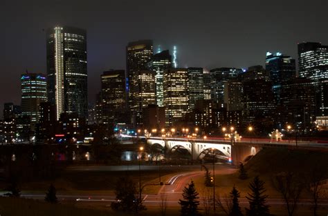 Downtown Calgary By Night Rcalgary
