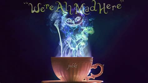 Hd Cheshire Cat Background Data Src - Alice In Wonderland Background We