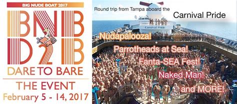 Aanr Int L Hq On Twitter The Big Nude Boat Sailing Feb By Bare Necessities Cruises
