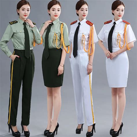 Women Uniform Military Army Fancy Military Uniforms Flag Raising