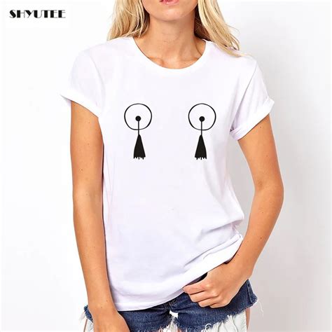 The Best Boob T Shirts For Women Harajuku Funny Product Tops Tees