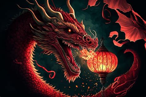 Premium Photo Chinese New Year Festival With Dragon Chinese Dragon