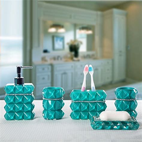 Shop for teal bathroom accessories sets online at target. Teal Bathroom Accessories Set: Amazon.com