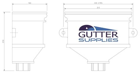 What Are The Dimensions Of Your Hoppers Guttering Hopper Dimensions