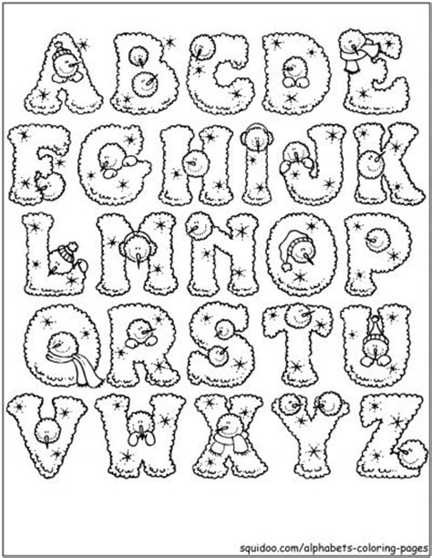 Christmas Abc Coloring Pages Coloring Pages