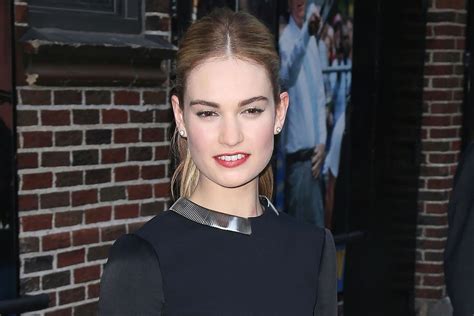 Lily James Reveals She Used To Say She Worked In A Cake Shop To Avoid