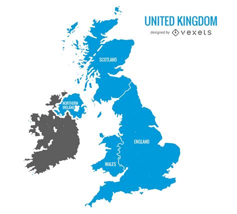 Mapa Politico De Reino Unido