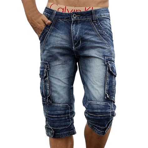 Bermuda Baggy Jean Hommehommes Jeans Cargo Shorts Bermuda Homme M Le