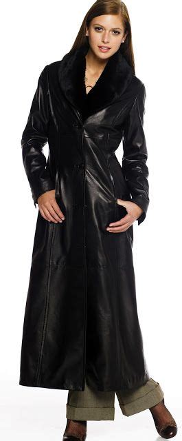Leather Coat Daydreams Fur Collar And Long Lambskin Fur Leather