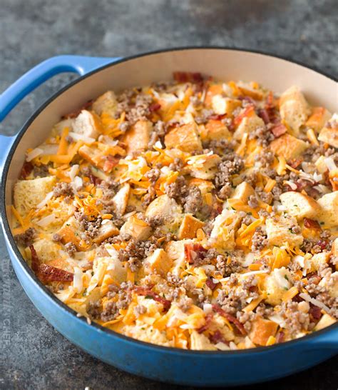Loaded Overnight Breakfast Casserole The Chunky Chef