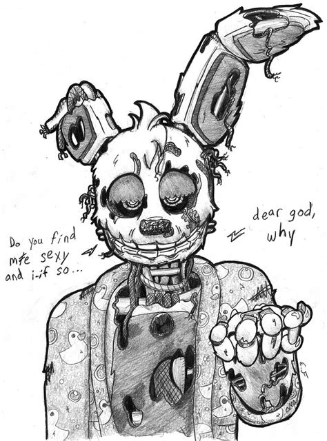 Springtrap Has A Question By Lilttemiss On Deviantart