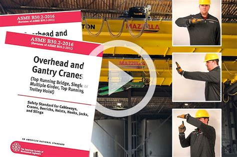 What Are The Asme B302 Hand Signals For Overhead And Gantry Cranes