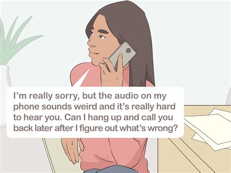 12 Ways To Make Up An Excuse To Get Off The Phone Wikihow