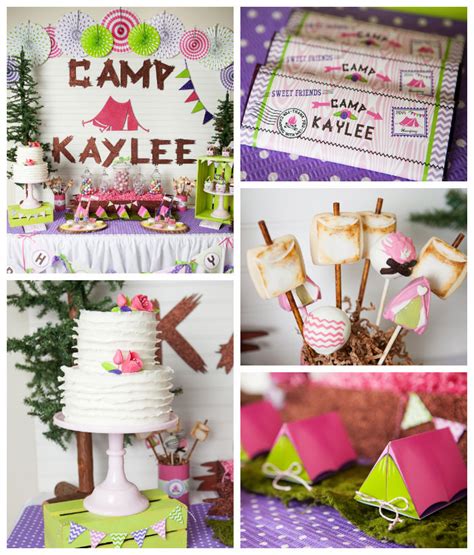 Kara S Party Ideas Glamping Themed Birthday Party With Such Cute Ideasvia Kara S Party Ideas