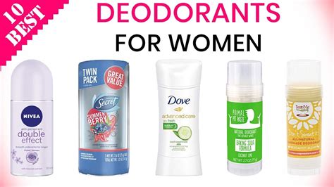 10 best deodorants for women top women s roll on antiperspirant stick and spray deodorant