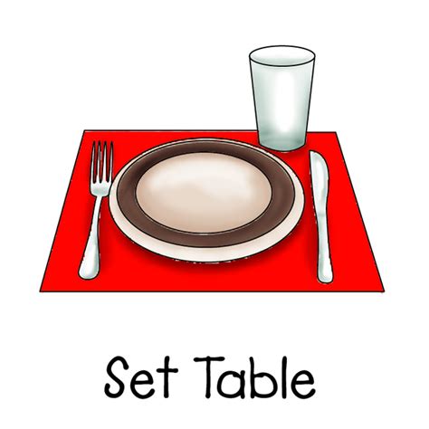 Table Settings Clipart Free Download On Clipartmag