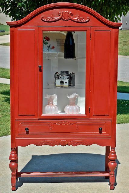 Pin By Frankie Hardee On Inspiration Redo Furniture Red Painted