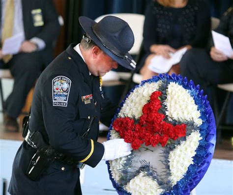 65 Flowers Represented The Fallen Lowcountry Police Officers Honored At