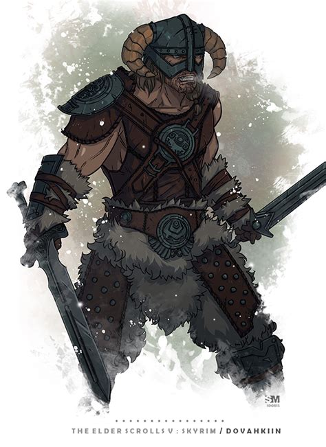 The Elder Scrolls V Skyrim Dovahkiin By Brokennoah On Deviantart