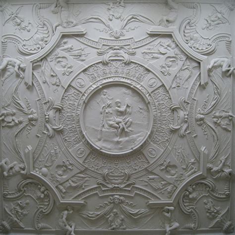 Plaster ceilings can transform the look of a room. decorative plaster ceiling - Clandon Park | Plaster ...