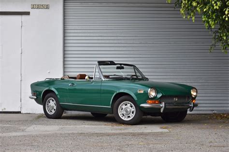 Forest Spider 1971 Fiat 124 Spider Auctioning Now Wob Cars