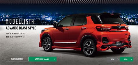 ダイハツ・ロッキー, daihatsu rokkī) is a subcompact crossover suv manufactured by daihatsu. Daihatsu Rocky dengan aksesori, kit badan Modellista ...