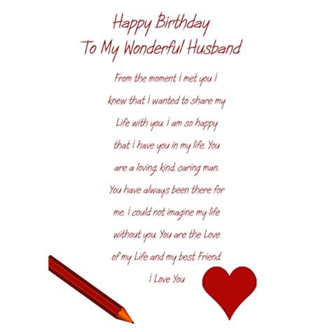 Maybe you would like to learn more about one of these? Birthday Cards For Husband: Amazon.co.uk