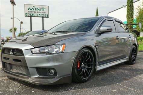 2015 Mitsubishi Lancer Evolution Gray With 24970 Miles Available Now