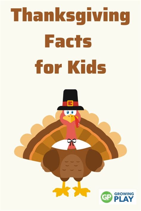 Thanksgiving Facts For Kids Growing Play
