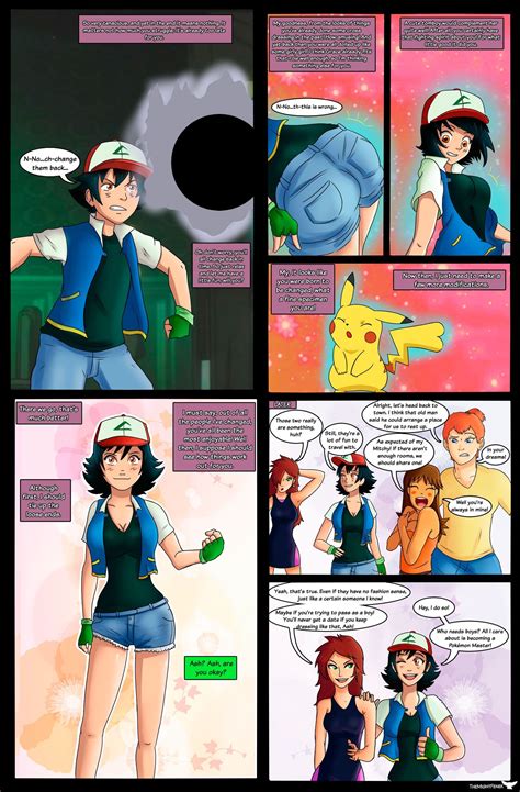 Tg Transformation Comics Transgender Transformation Pokemon Tg Transgender Comic Gender