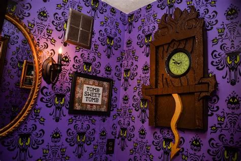 At Home Imagineering Creating A Haunted Mansion Inspired Basement That