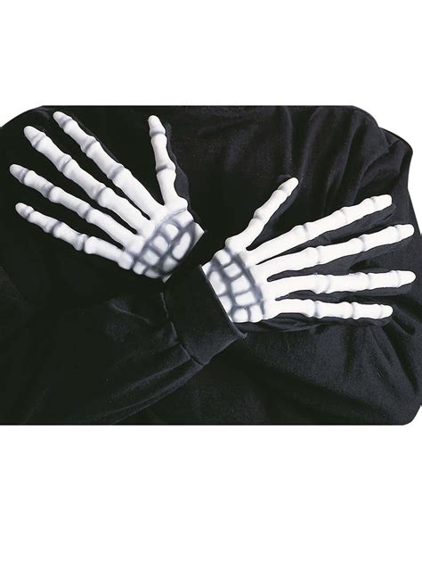 Skeleton Gloves With Glow In The Dark Bones Express Delivery Funidelia