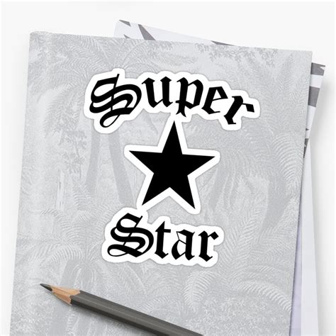 Super Star Stickers By Charlietango Redbubble