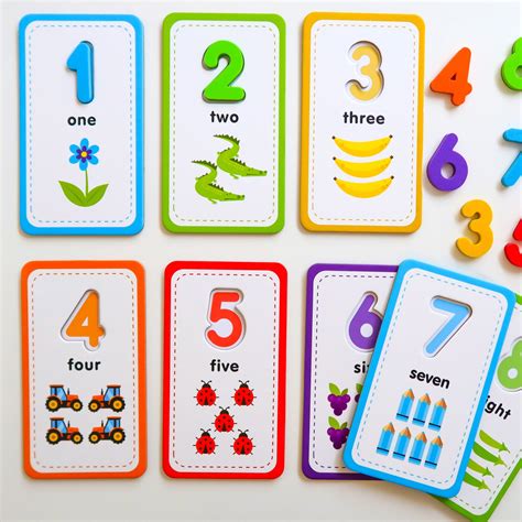 Flashcards And 123 Magnetic Numbers Curious Columbus Kids