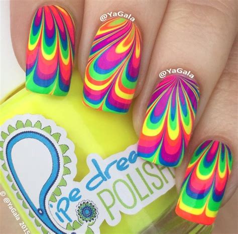 Pin By Ivana Grujić On Watermarble Nails Hippie Nails Hippie Nail