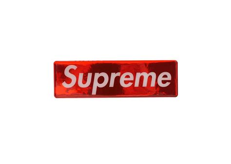 Buy Supreme Plastic Box Logo Sticker Fw17 Red Online In Australia Kickstw